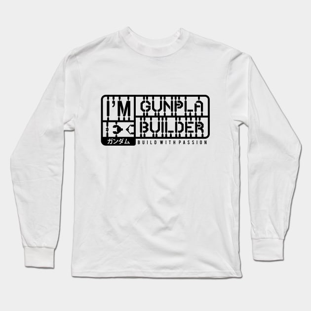 I'M Gunpla Builder Long Sleeve T-Shirt by don_kuma